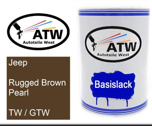 Jeep, Rugged Brown Pearl, TW / GTW: 500ml Lackdose, von ATW Autoteile West.